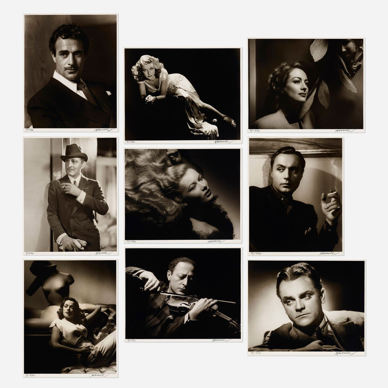George Hurrell, Hurrell Portfolio III: George Hurrell Hurrell Portfolio III 1938 / printed 1979gelatin silver print 19.875 h x 16.25 w in (50 x 41 cm) Portfolio includes portraits of Joan Crawford, Gilbert Roland, Ann Sheridan, Jam