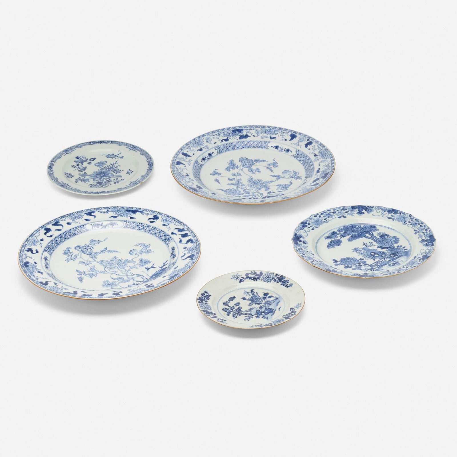 Chinese, Collection of five tableware articles (1 of 2)