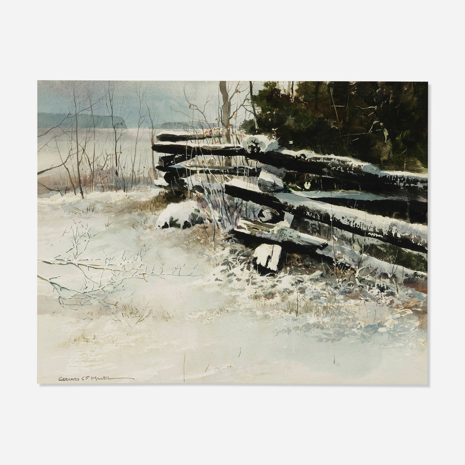 Gerhard Miller, Winter Landscape (1 of 4)