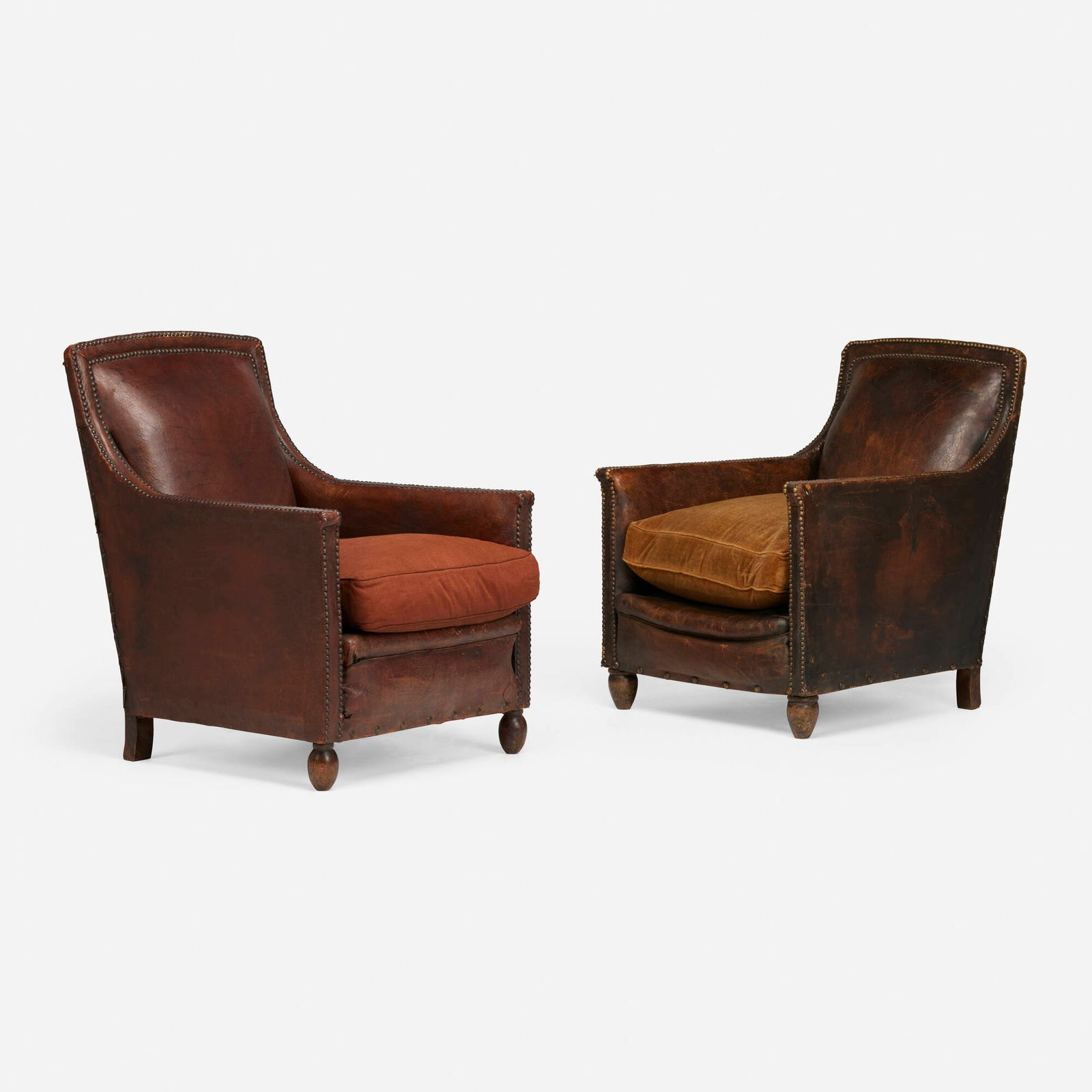 French Art Deco, Club lounge chairs, set of two (1 of 4)