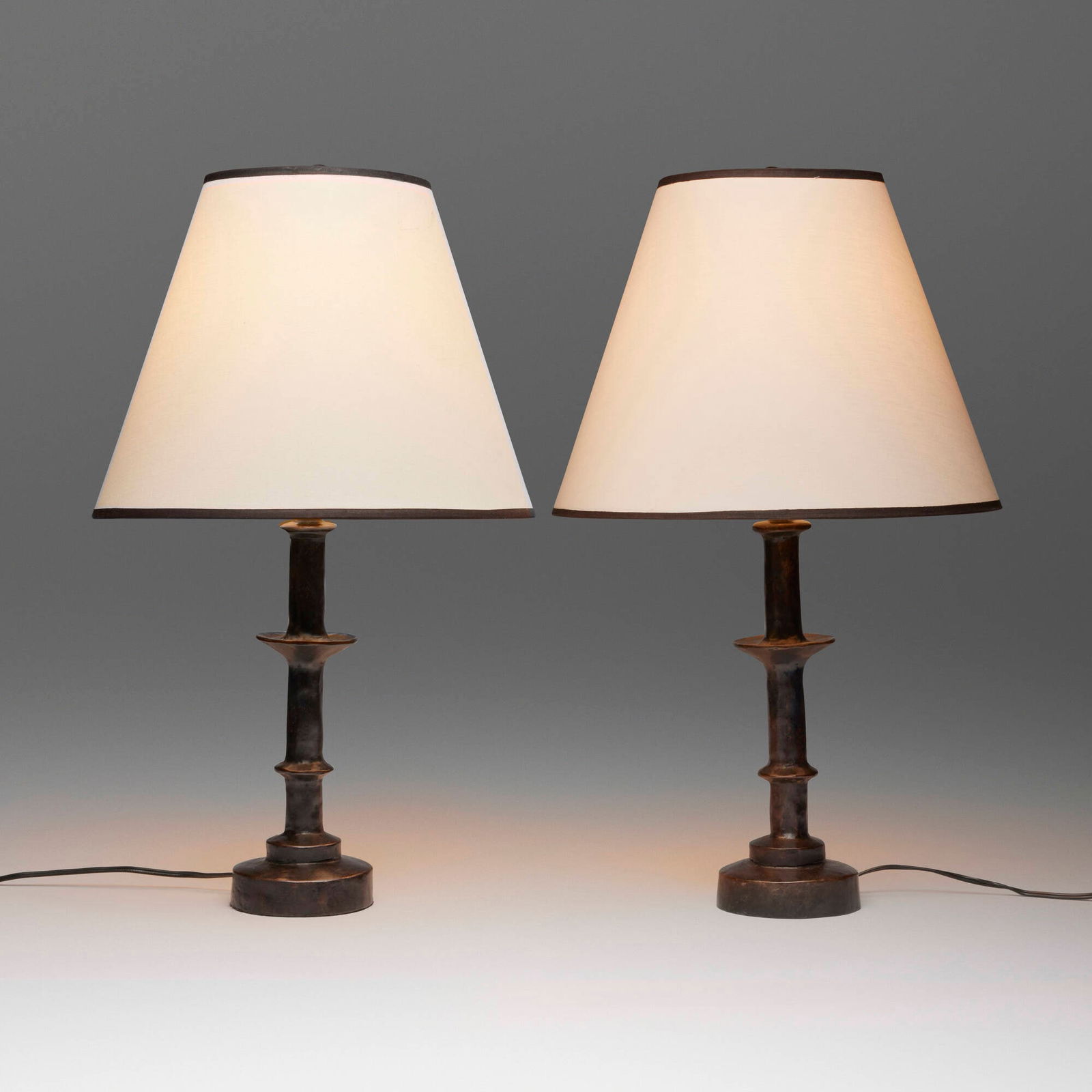After Diego Giacometti, Table lamps, pair (1 of 5)