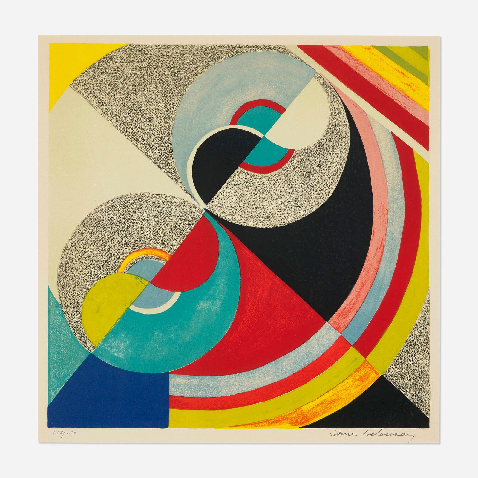 Sonia Delaunay, Rhythm in Color (no. 1076) (1 of 4)