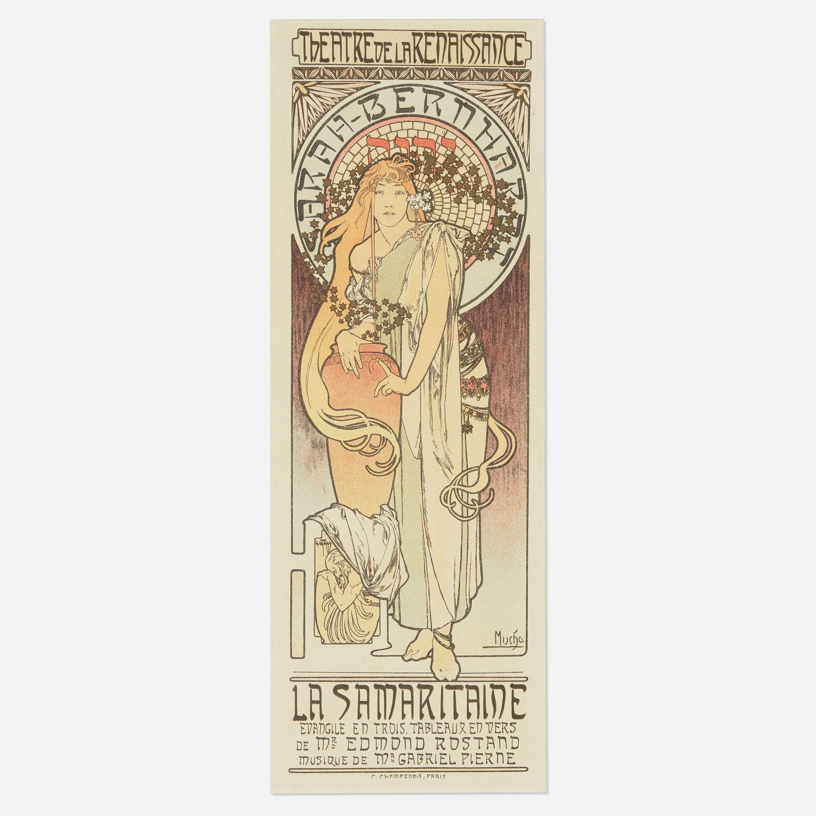 Alphonse Mucha, La Samaritaine (from Les Maitres de l'Affiche) (1 of 4)