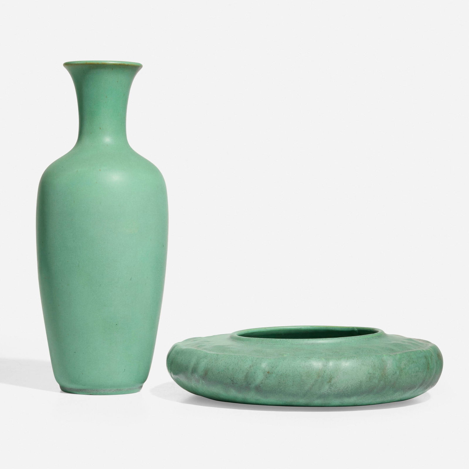 Teco Pottery, Vases, set of two (1 of 5)