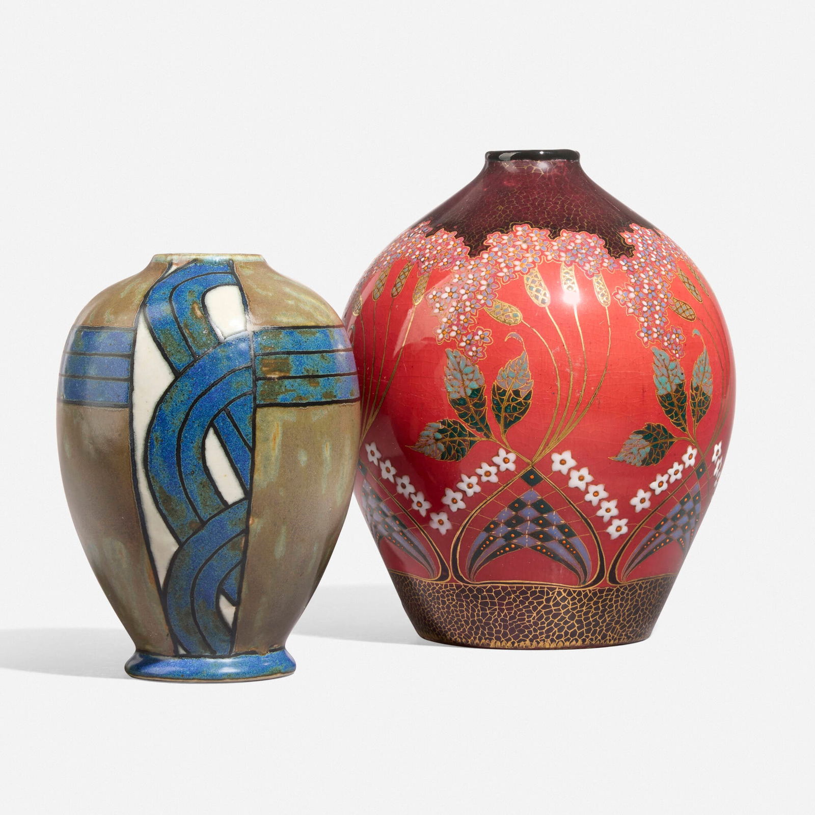 European, Vases, set of two (1 of 3)