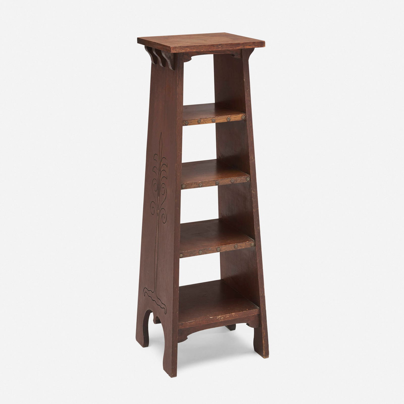 Tobey Furniture Co., Magazine stand, Gustav Stickley design (1 of 3)