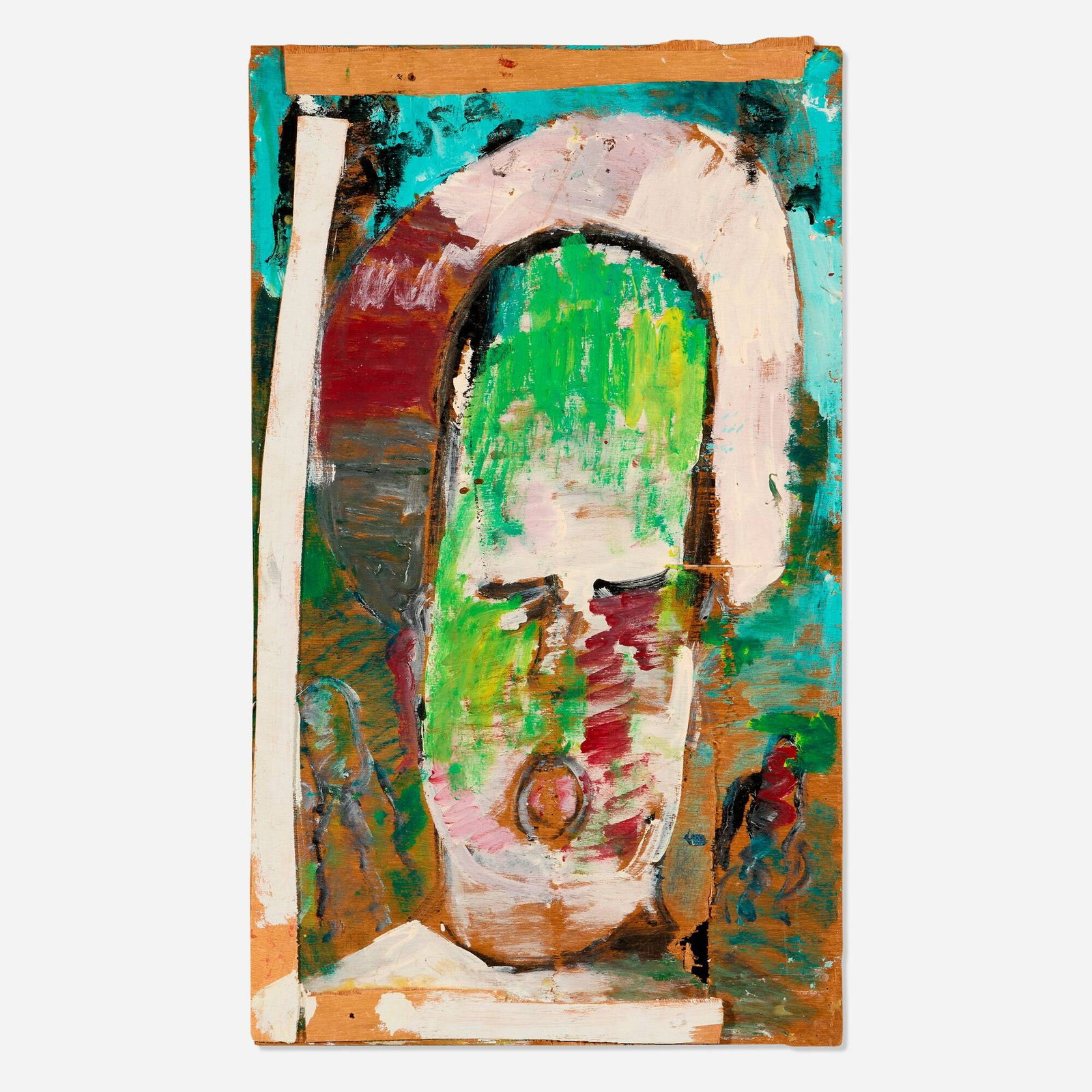 Purvis Young, Untitled (Face) (1 of 3)
