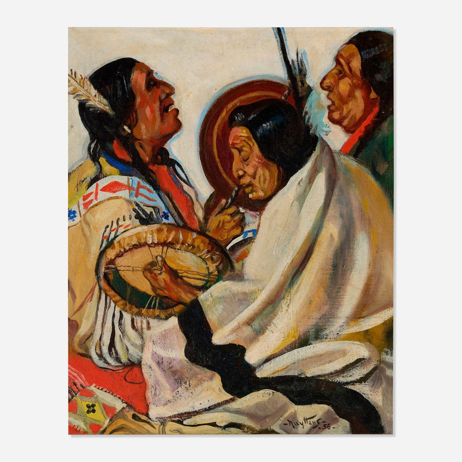 Josef Pierre Nuyttens, The Drummers (after Fritz Winold Reiss) (1 of 4)