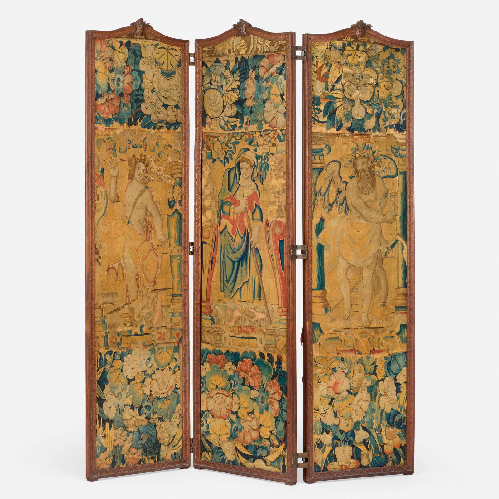 French, Three-panel folding screen (1 of 3)