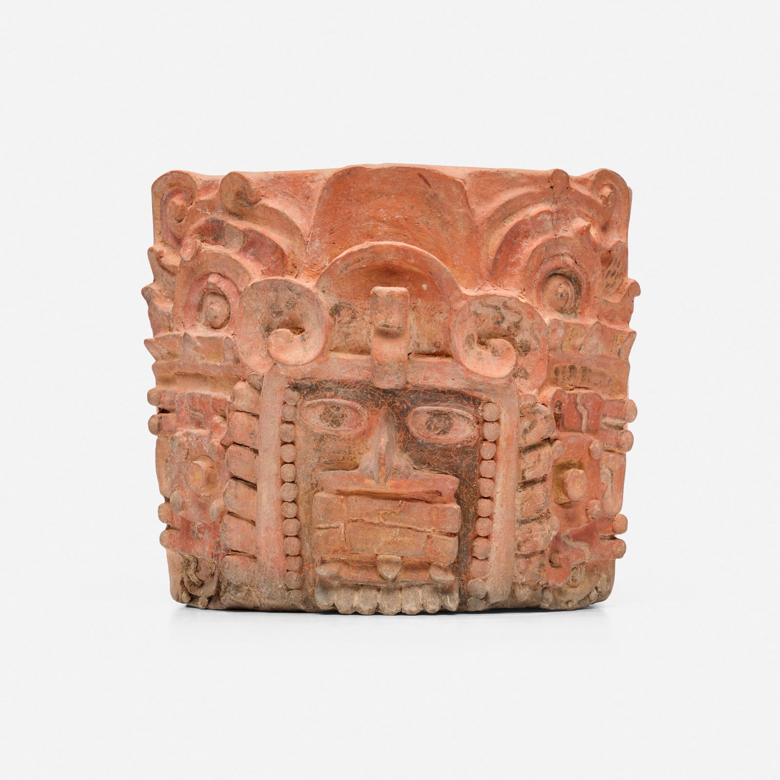 Mayan, Vessel with Sun God (Kinich Ahau) (1 of 3)