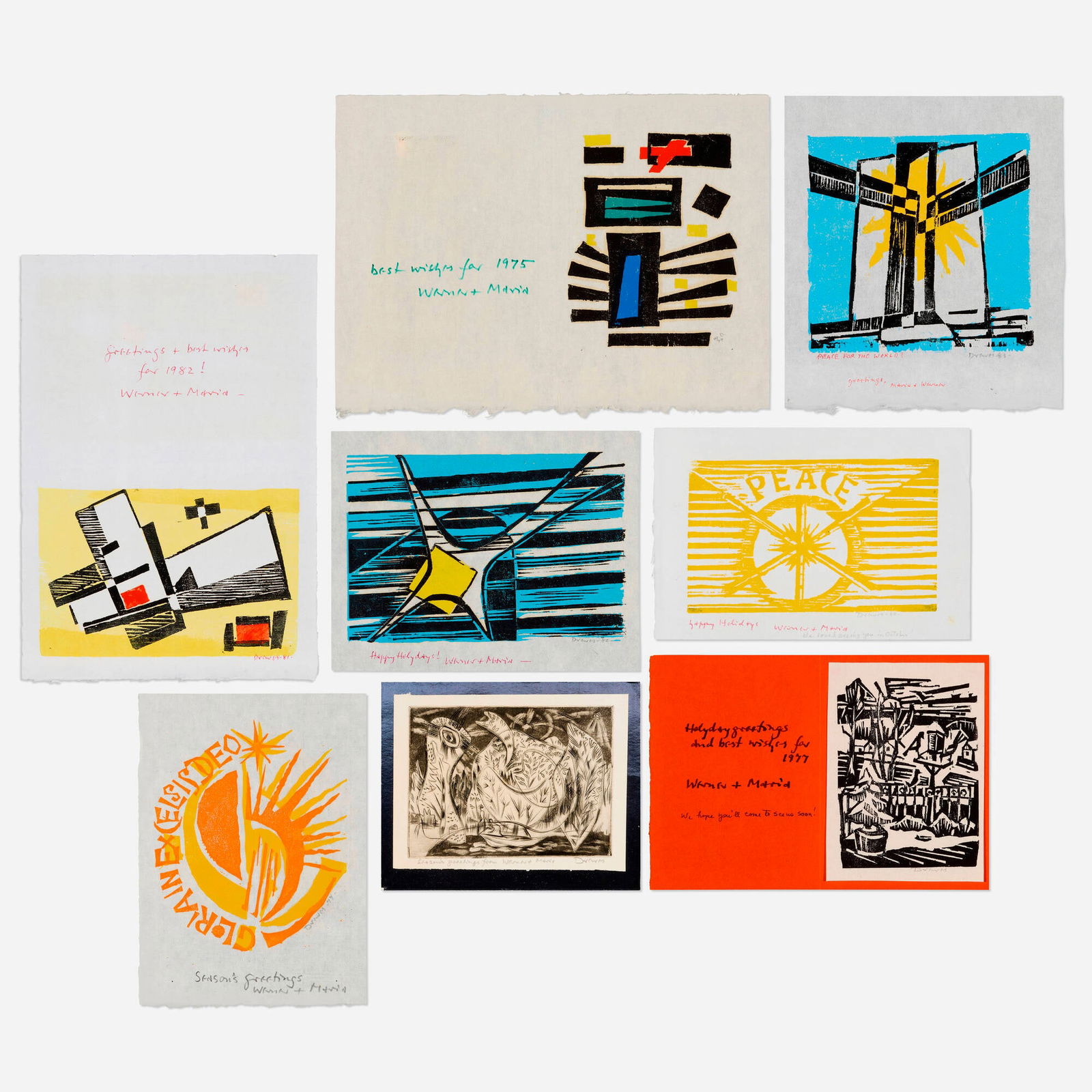 Werner Drewes, Eight works (1 of 2)