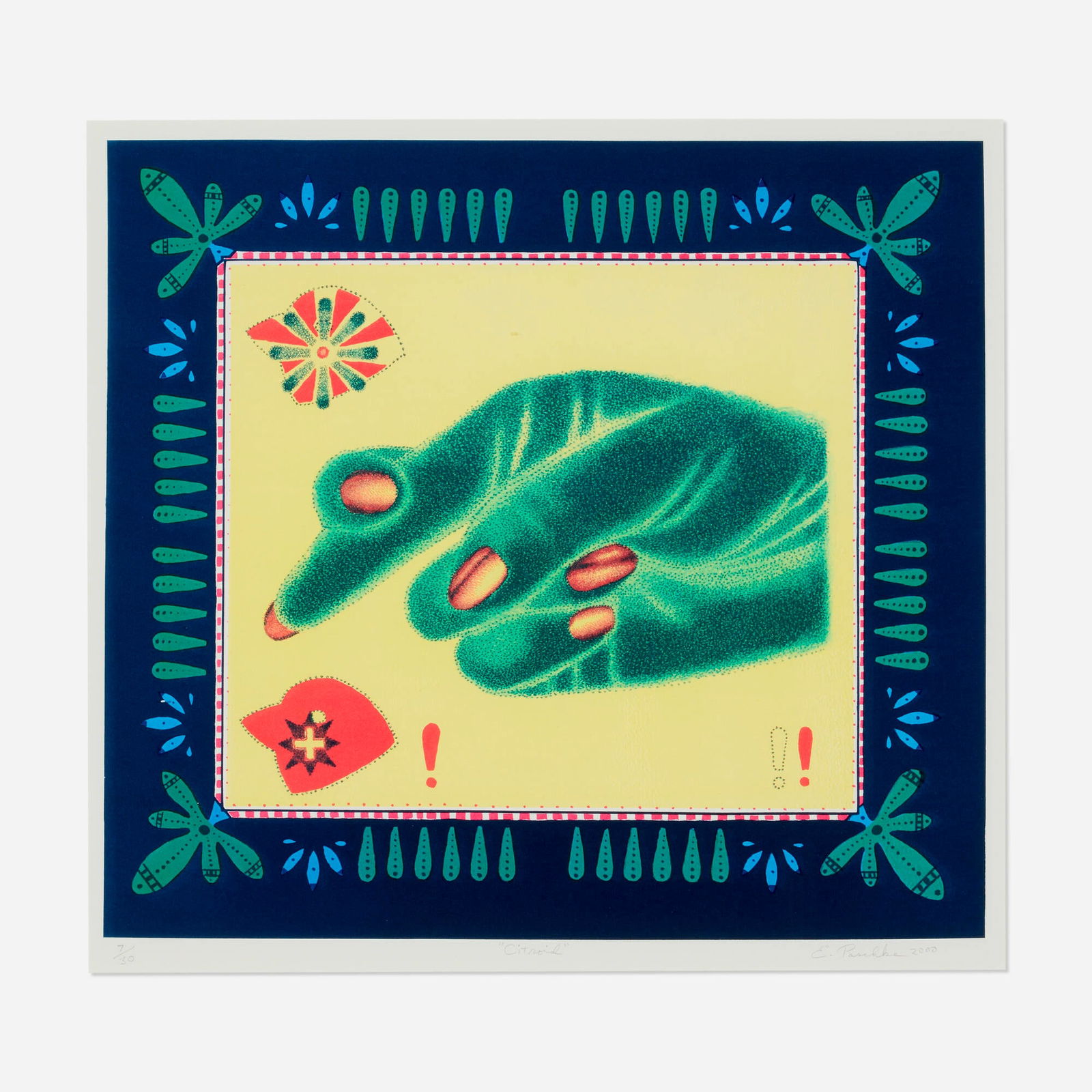 Ed Paschke, Citroid (from the Landfall Press 30th Anniversary portfolio) (1 of 4)