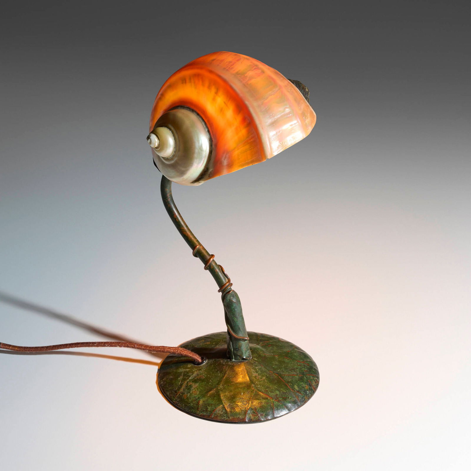 Henry G. Cleaveland, Rare nautilus desk lamp (1 of 6)