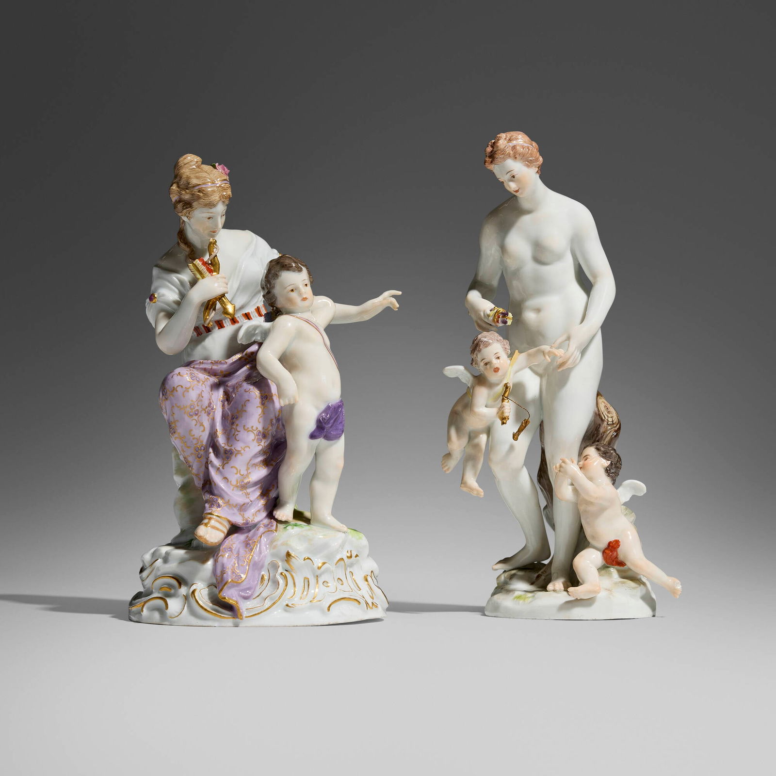 Meissen, Figural groups, set of two (1 of 5)