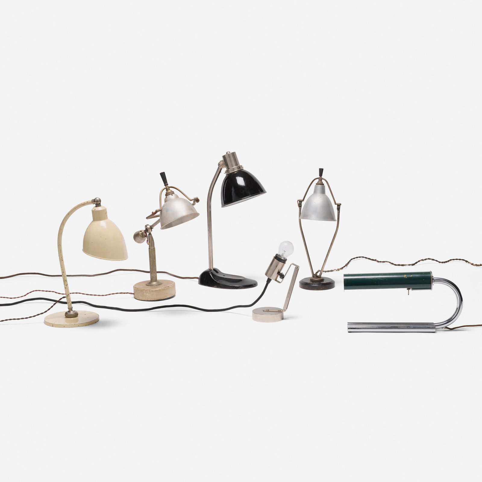 Modern, Collection of six desk lamps (1 of 5)