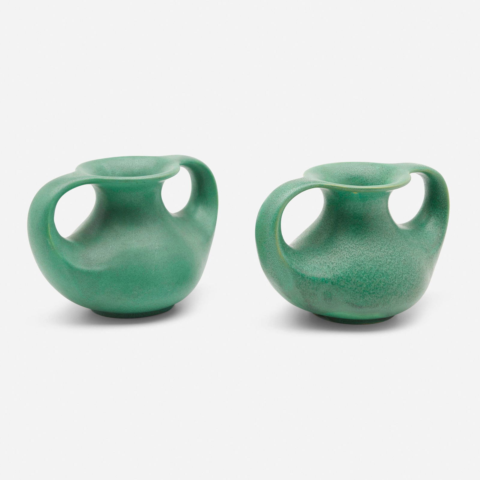 N. Forester for Teco Pottery, Vases model 297, pair (1 of 3)