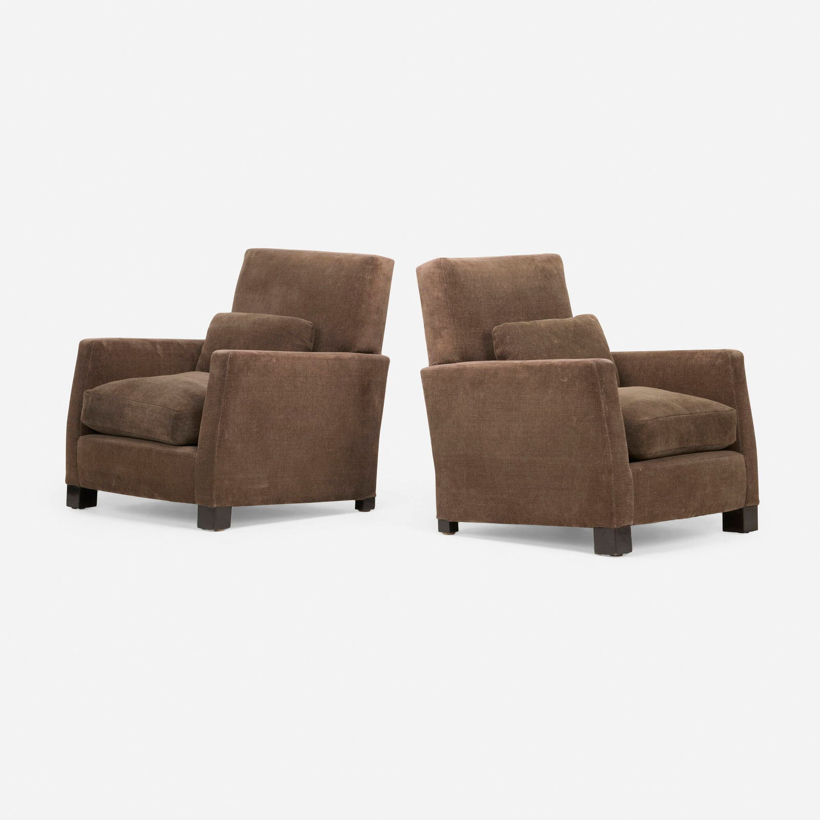 Marcel Coard, attribution, Club lounge chairs, pair (1 of 4)
