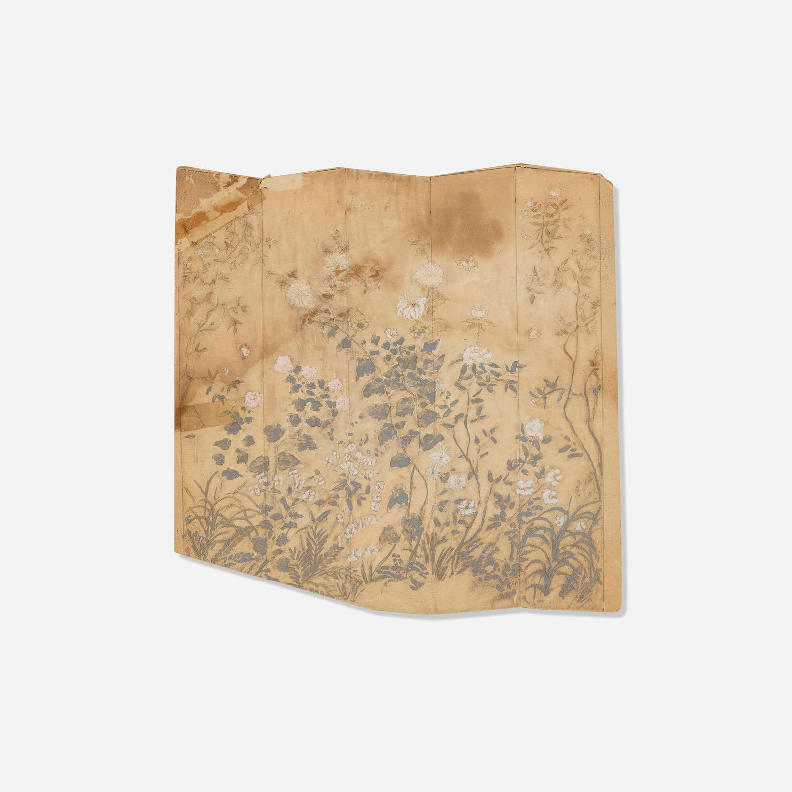 Max Kuehne, Study for a Screen (Flowers): Max Kuehne Study for a Screen (Flowers) 1938graphite and gesso on paper mounted to cardboard image: 14 h x 13 w in (36 x 33 cm) sheet: 17 h x 16.5 w in (43 x 42 cm) Provenance: