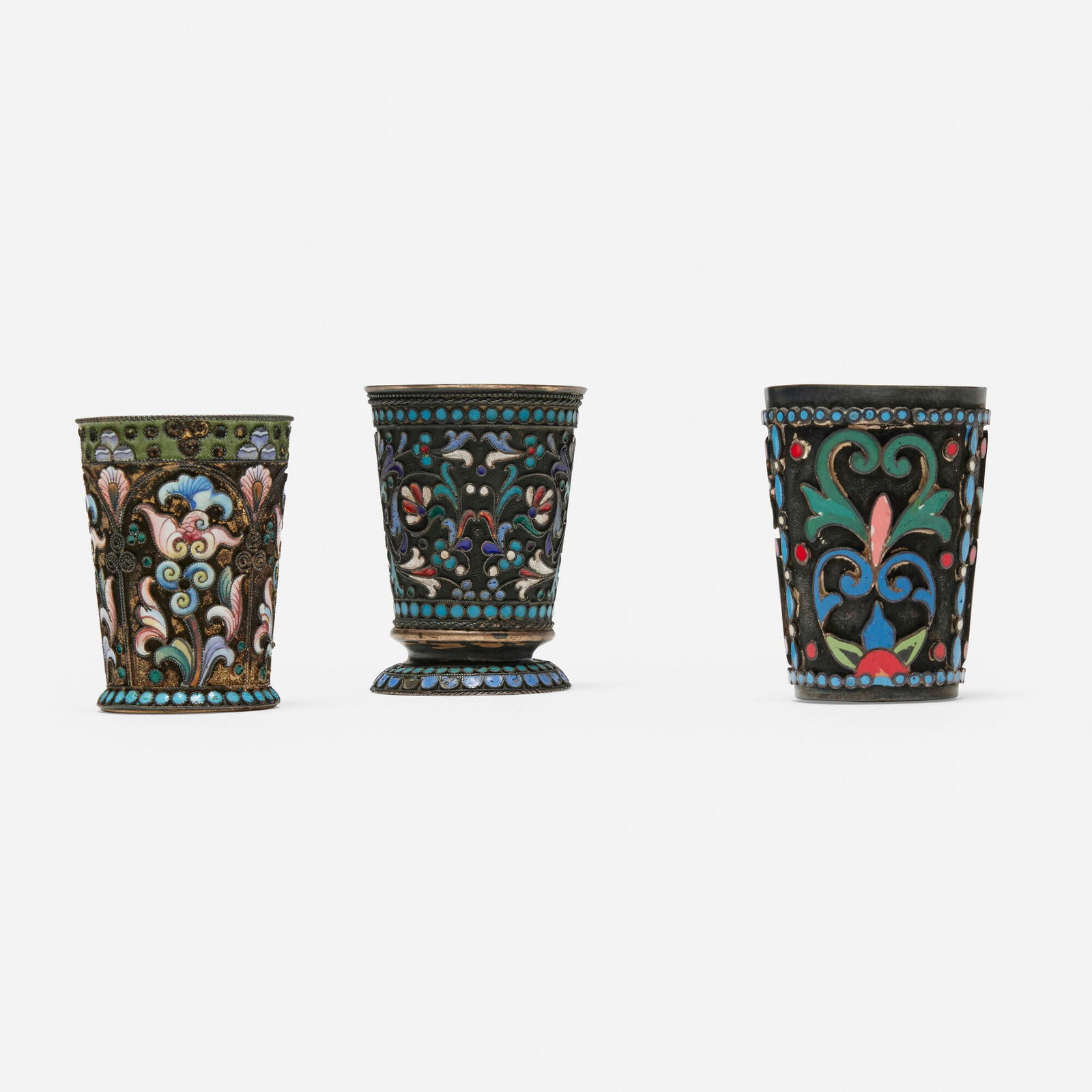 Russian, Vodka cups, set of three (1 of 3)