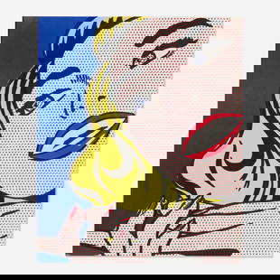 Roy Lichtenstein, Girl (from the One Cent Life portfolio): Roy Lichtenstein Girl (from the One Cent Life portfolio) 1964offset lithograph in colors sight: 12.5 h x 10.5 w in (32 x 27 cm) One Cent Life was an avant-garde publication that combine