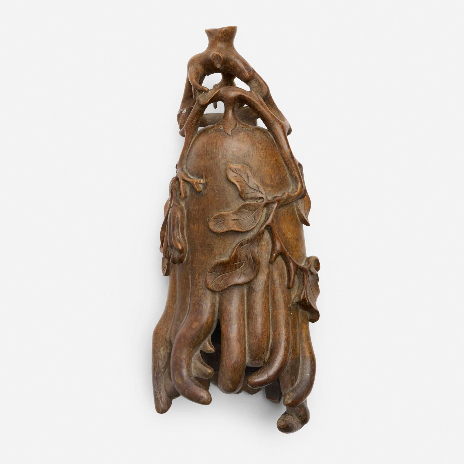 Chinese, Large carving of a Buddha's hand citron (1 of 3)