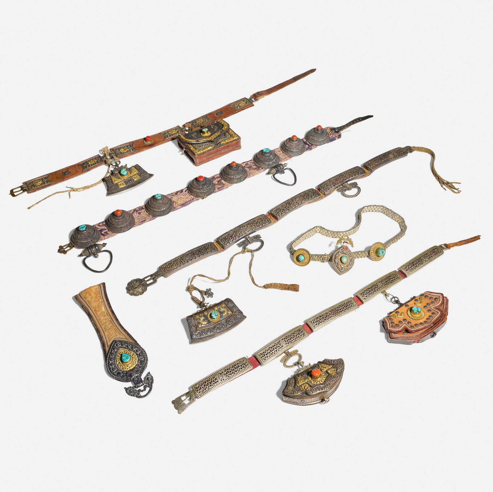 Tibetan and Mongolian, Collection of accessories (1 of 2)