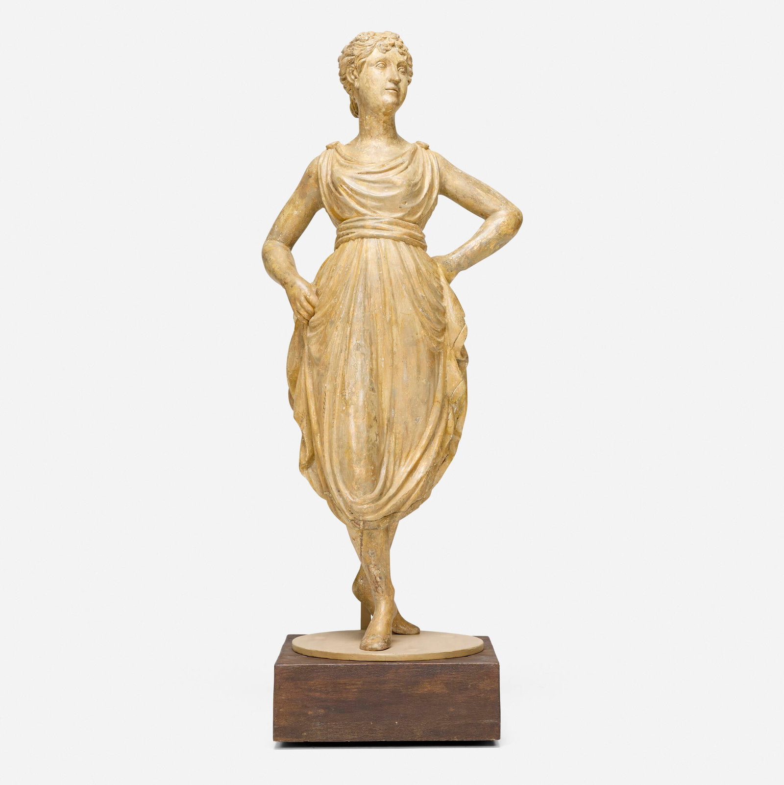 William  Rush, attribution, Figure of a Dancing Girl (1 of 4)