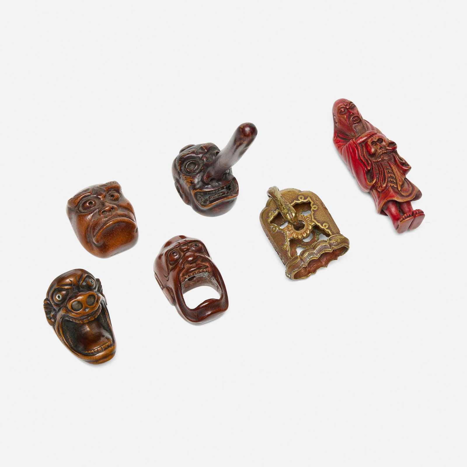 Japanese, Collection of six accessories (1 of 4)