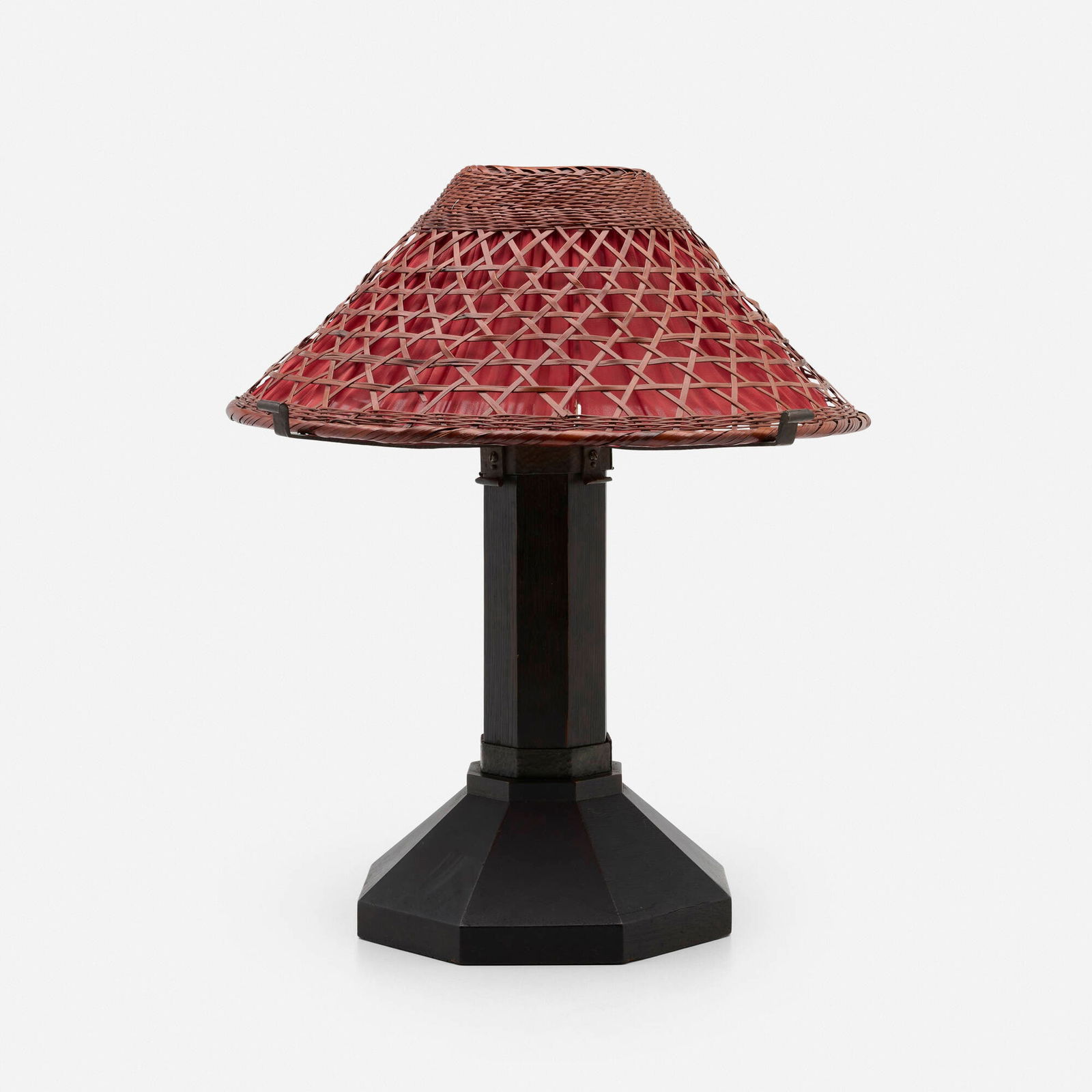 Charles Rohlfs, Rare table lamp base (1 of 3)
