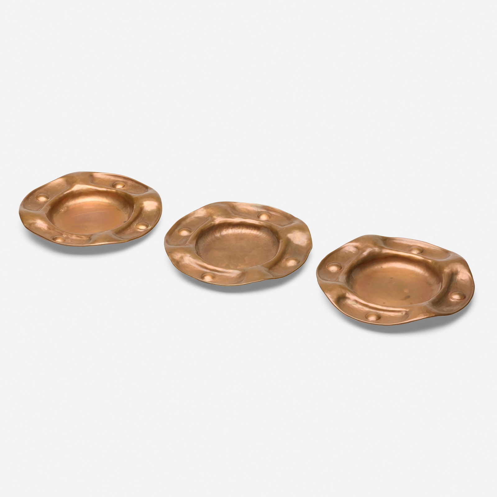 Gustav Stickley, Trays, set of three (1 of 3)