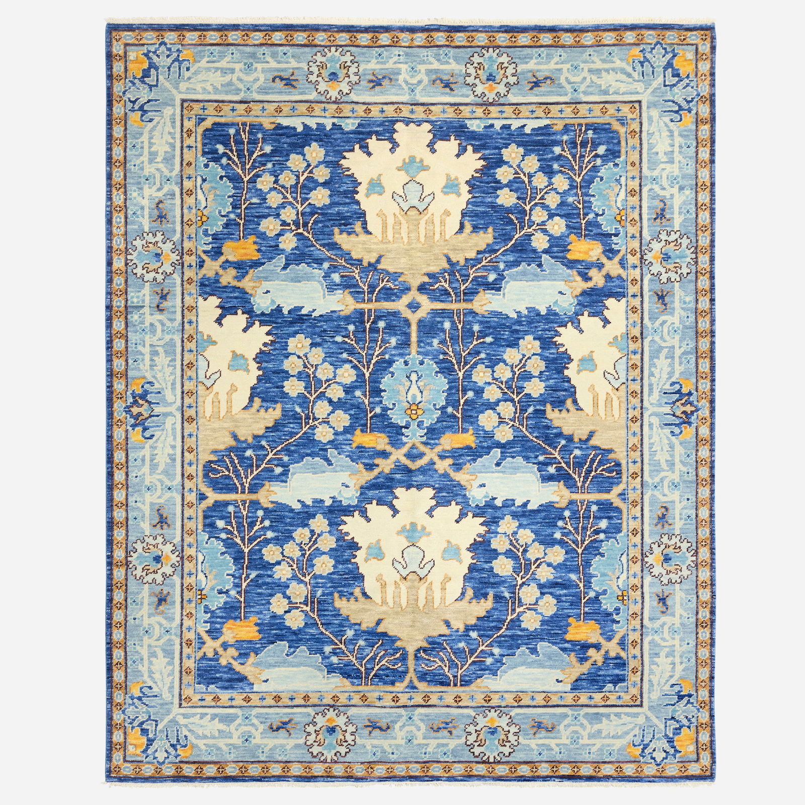 In the manner of Gavin Morton, Medium pile carpet: In the manner of Gavin Morton Medium pile carpet 21st centuryhand-knotted wool 8'2" x 10' in (249 x 305 cm) This work will ship from Lambertville, New Jersey.