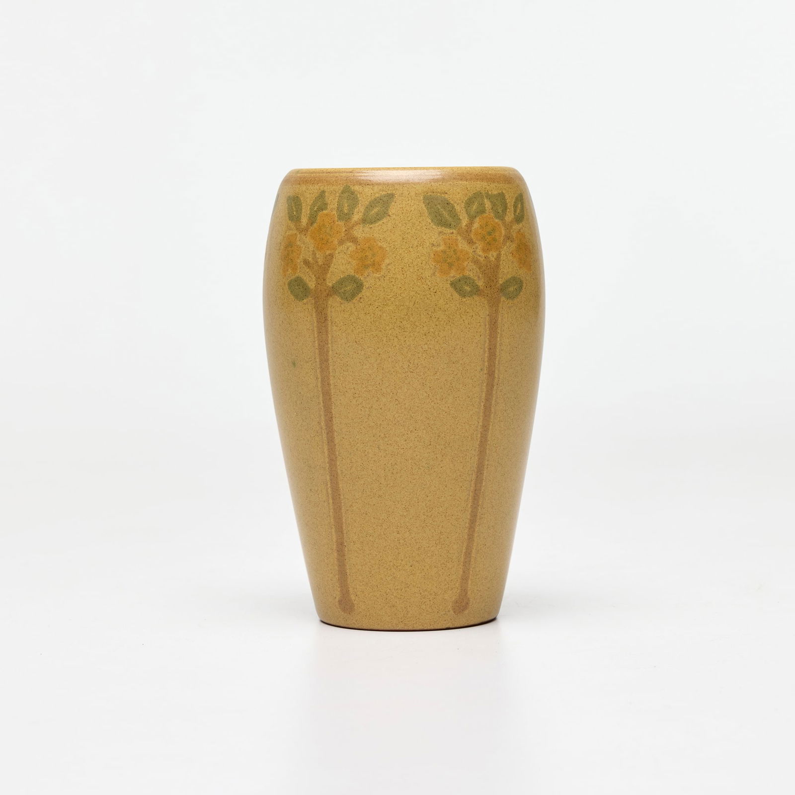 Marblehead Pottery, Vase with flowering trees (1 of 4)