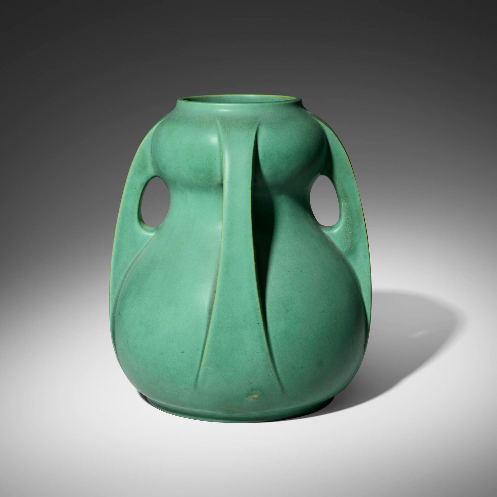 William Bryce Mundie for Teco Pottery, Large gourd vase, model 287A (1 of 5)