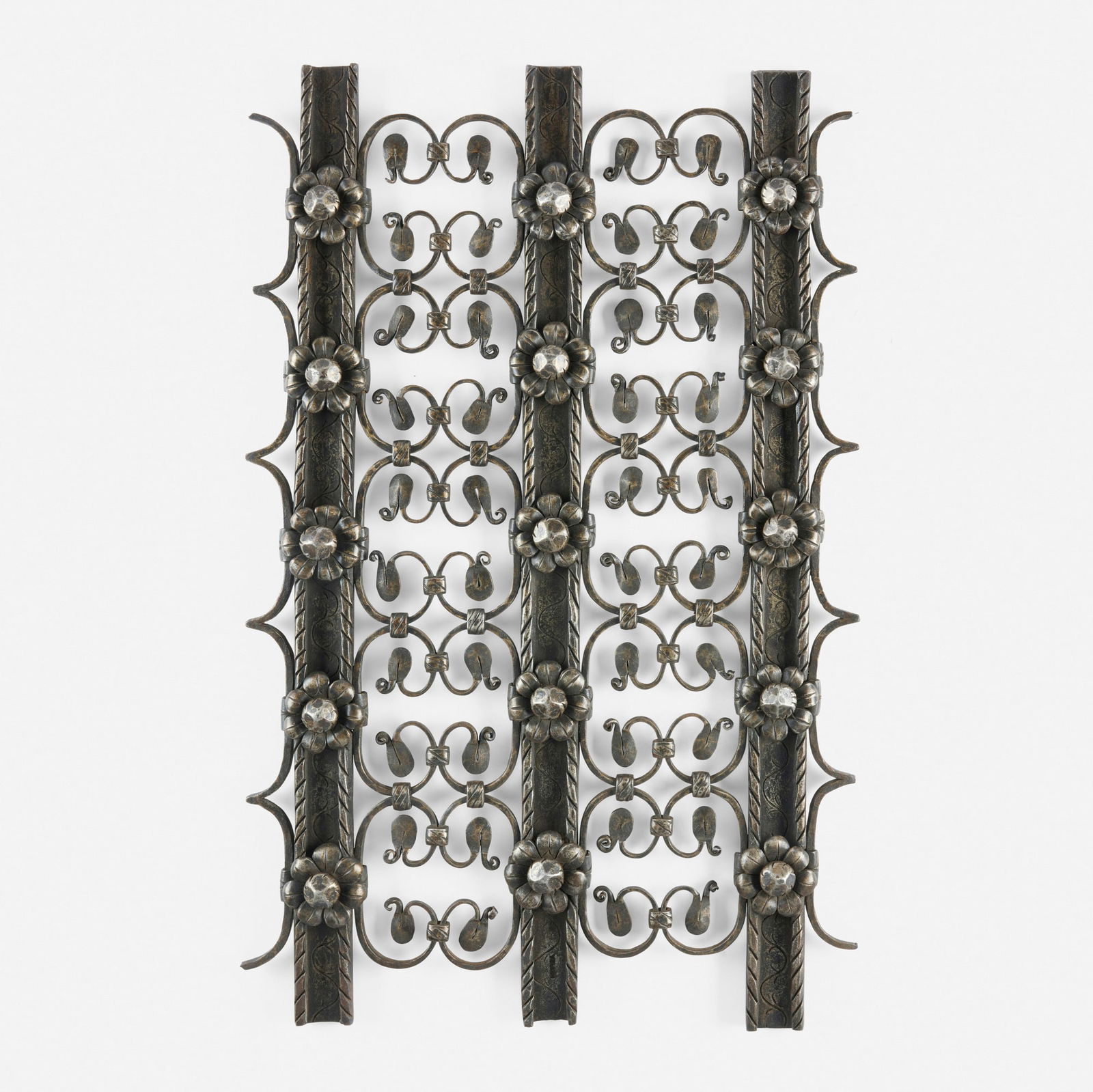 Samuel Yellin, Sketch in Iron: Samuel Yellin Sketch in Iron USA, c. 1930iron 15 h x 23.5 w x 1.25 d in (38 x 60 x 3 cm) Impressed signature to end of one strap decoration 'Yellin'. Provenance: Estate