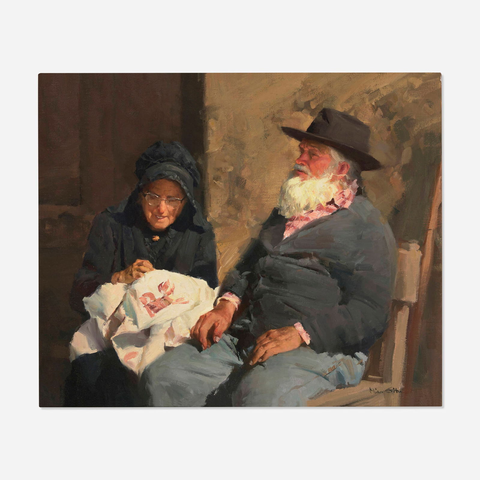 Mian Situ, Memories: Mian Situ Memories oil on canvas 20 h x 24 w in (51 x 61 cm) Signed to lower right 'Mian Situ'. Signed and titled to stretcher bar verso 'Memories by Mian Situ'. Provenance: