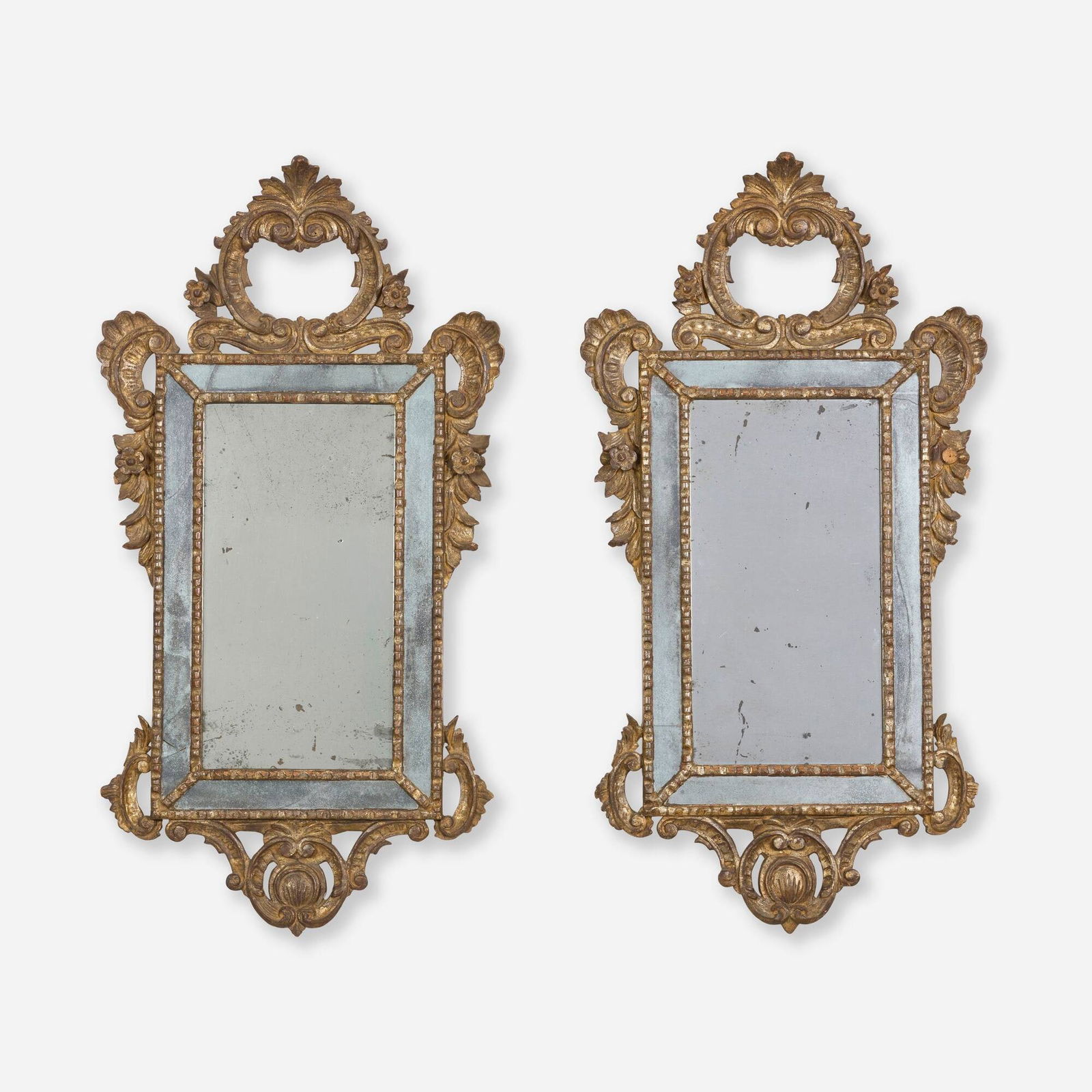 Venetian, Wall mirrors, pair (1 of 2)