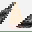 Chinese, Large figure of Wenchang Wang