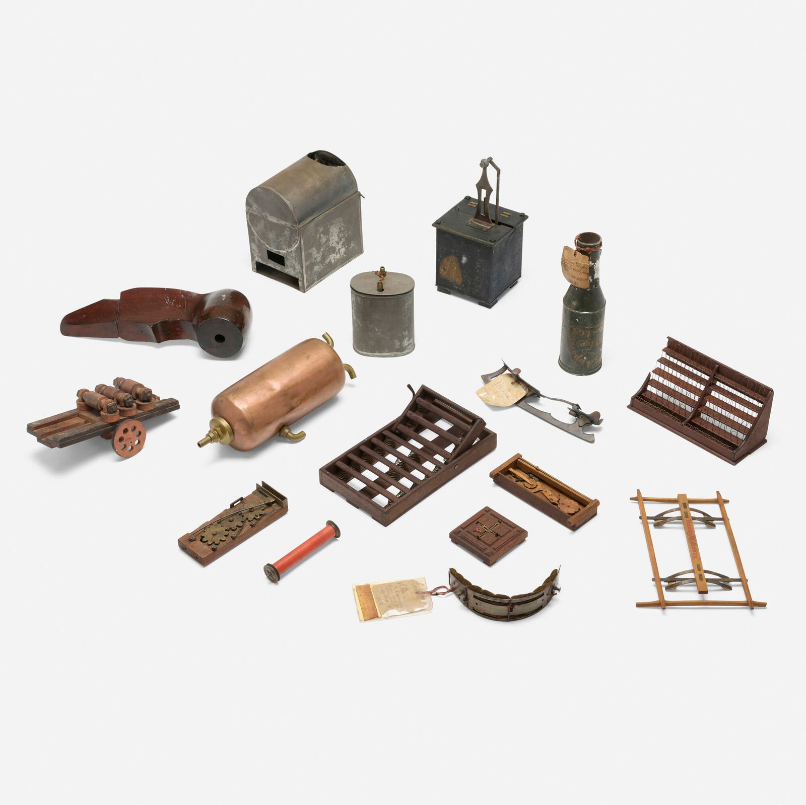 Americana, Collection of sixteen patent models (1 of 3)