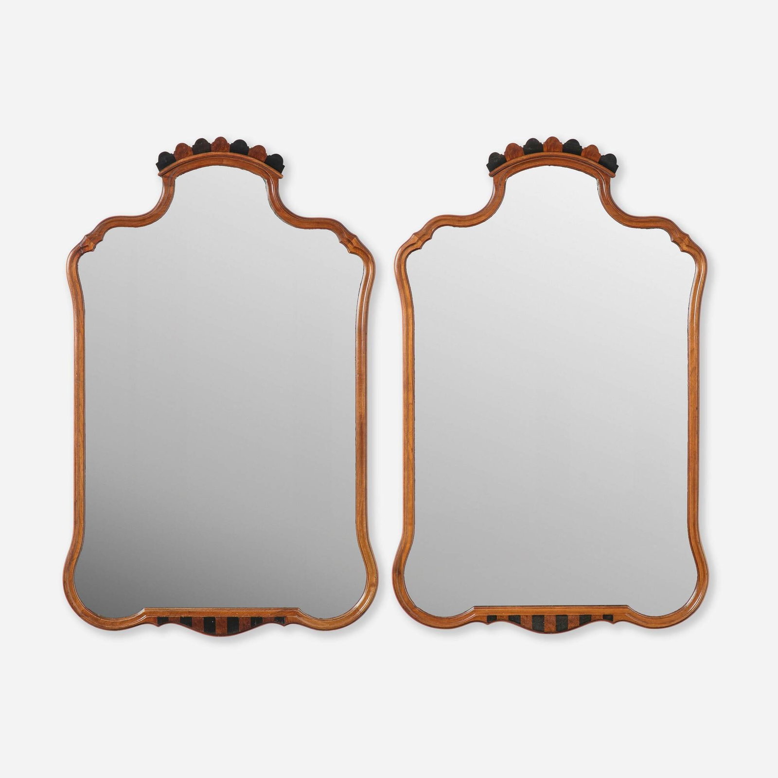 Art Deco, Wall mirrors, pair (1 of 2)