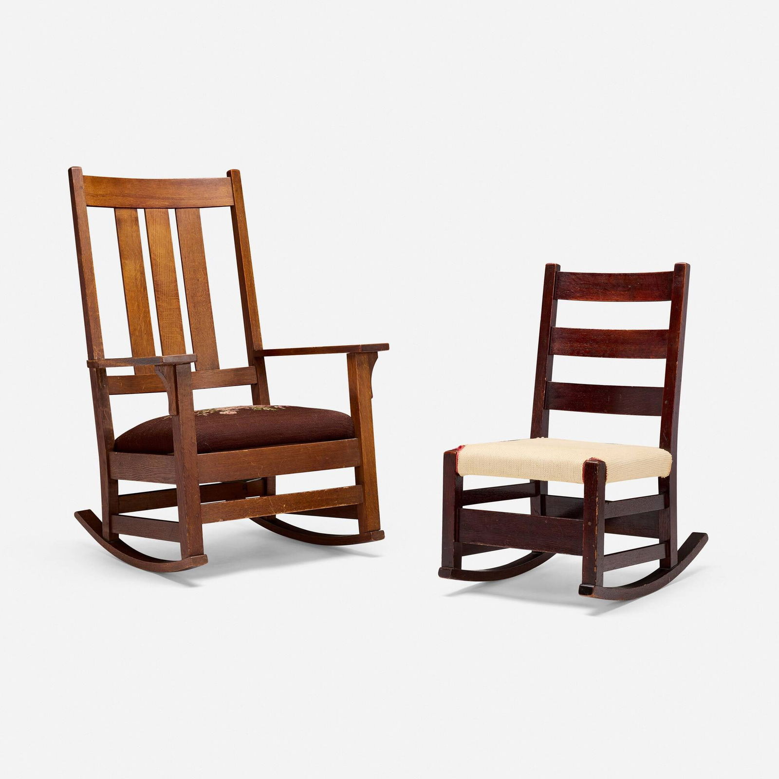 Gustav Stickley, Rockers, set of two (1 of 5)