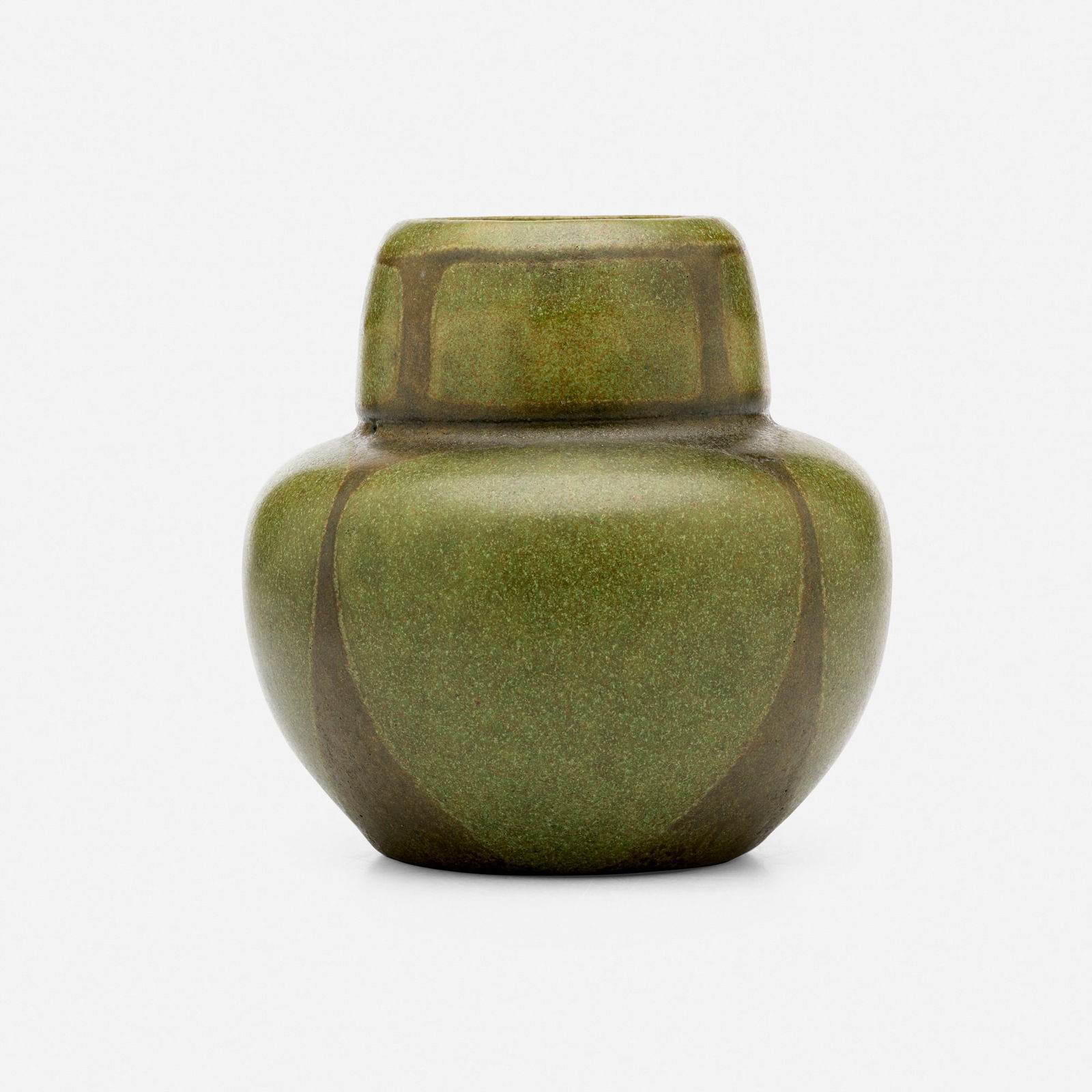 Marblehead Pottery, Vase with geometric design (1 of 3)