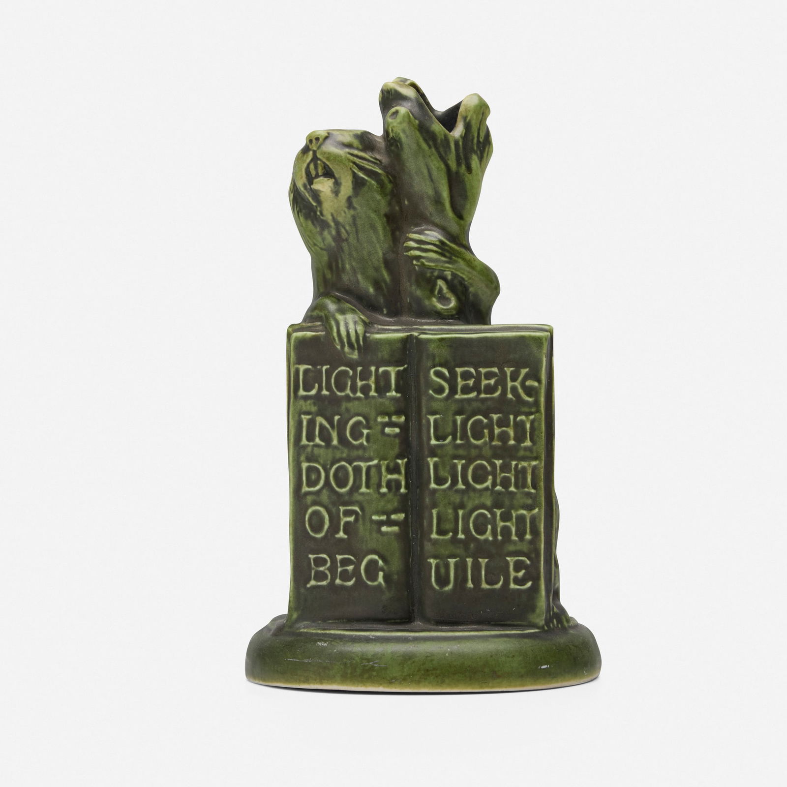 Frank N. Wilcox for Cowan Pottery, Rowfant Club candlestick (1 of 6)