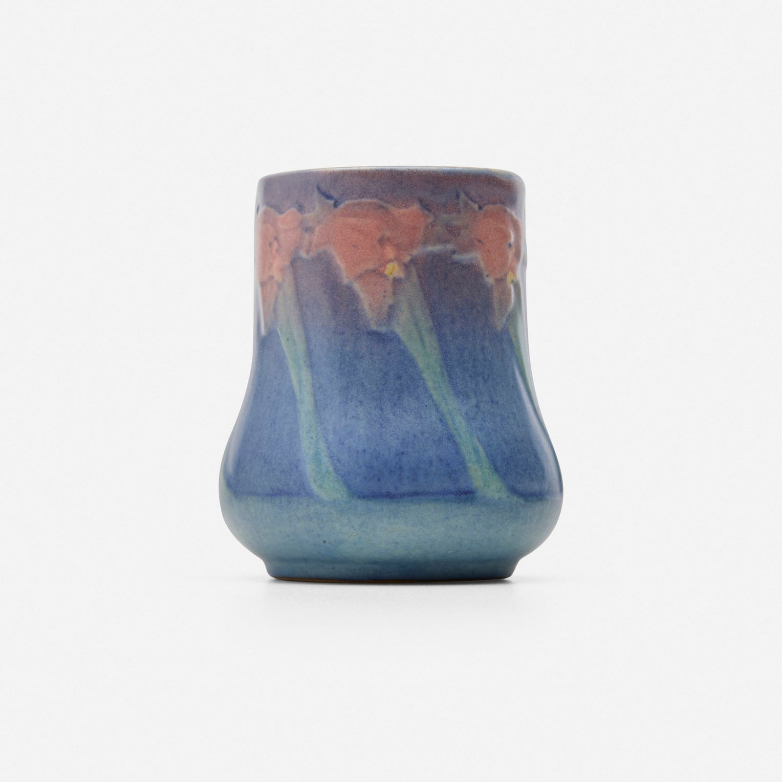 Sadie Irvine for Newcomb College Pottery, Vase with bell flowers (1 of 4)