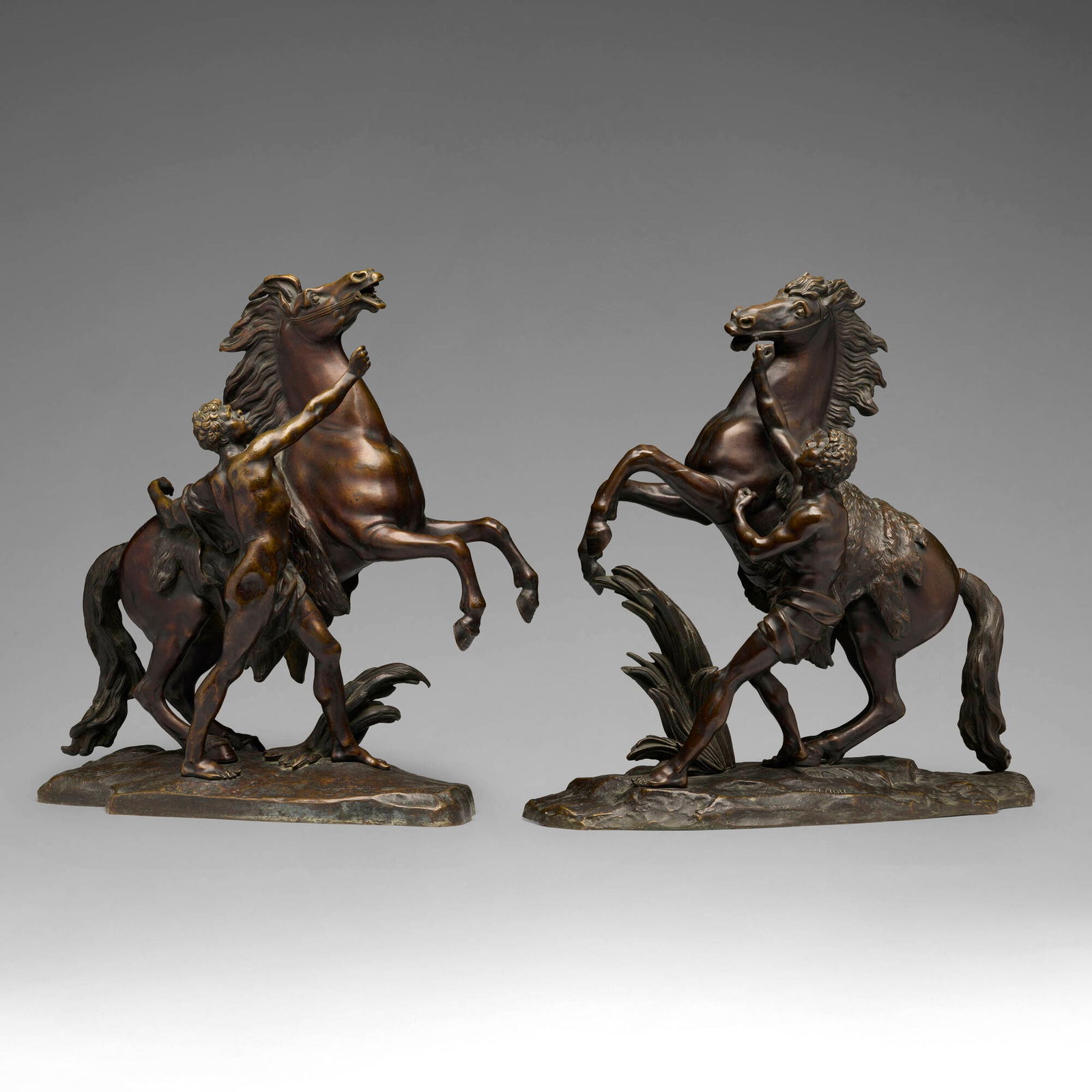 After Guillaume Coustou, The Marly Horses (two works) (1 of 5)