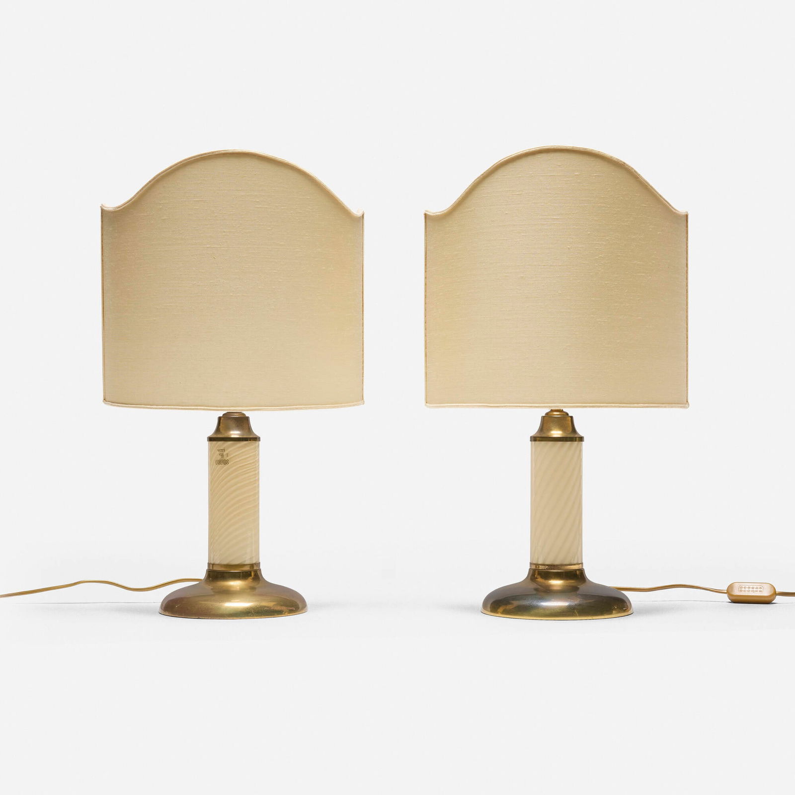 Tommaso Barbi, Table lamps, pair (1 of 5)