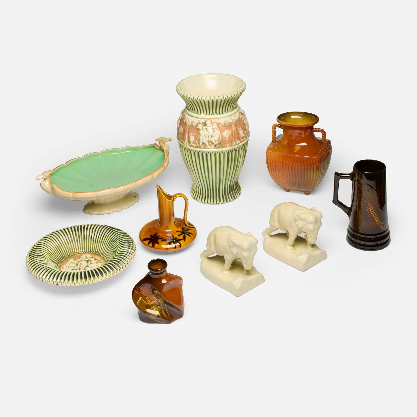 American Art Pottery, Collection of nine works (1 of 5)