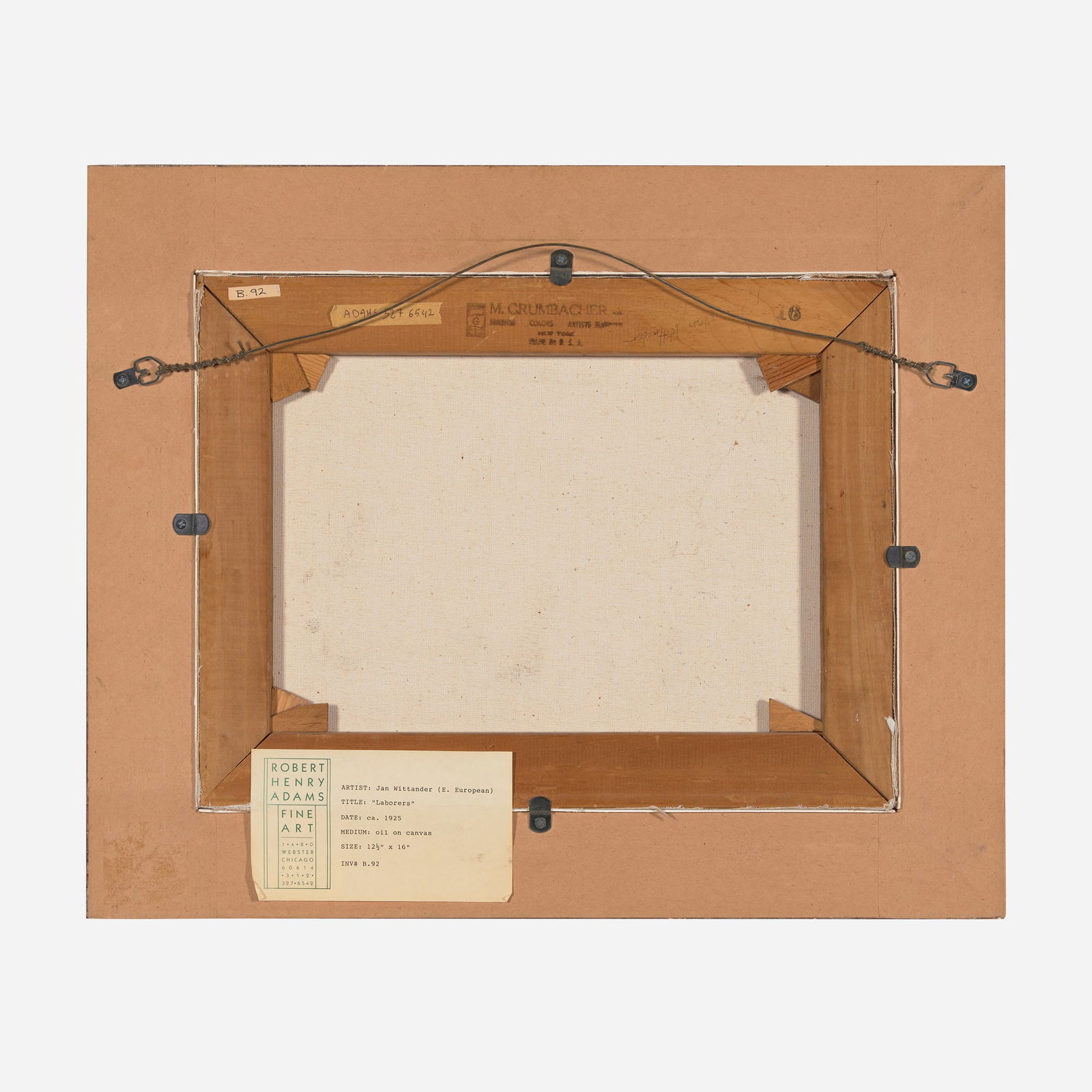 Jan Wittander, Laborers - 3