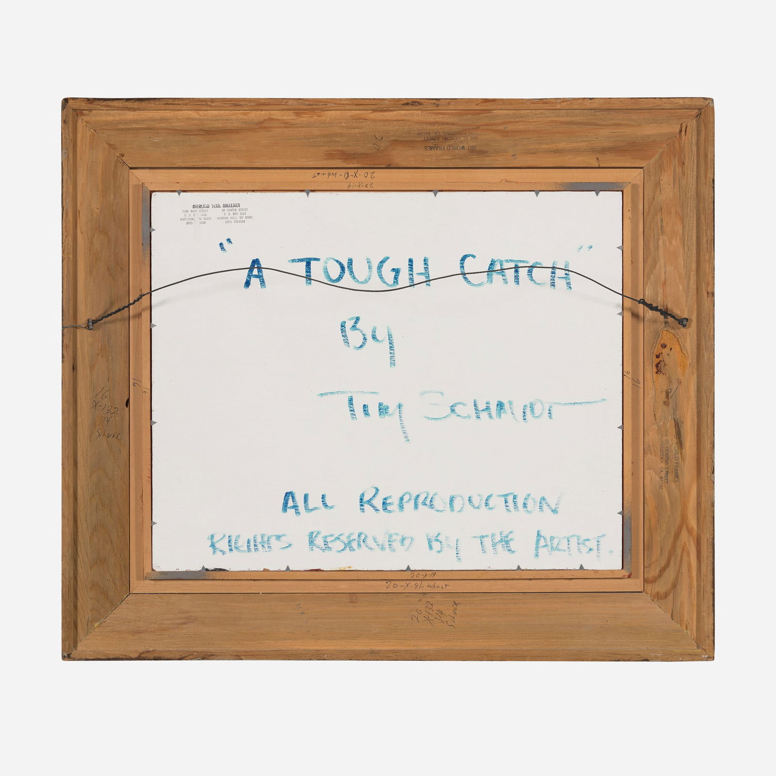 Tim Schmidt, A Tough Catch - 3