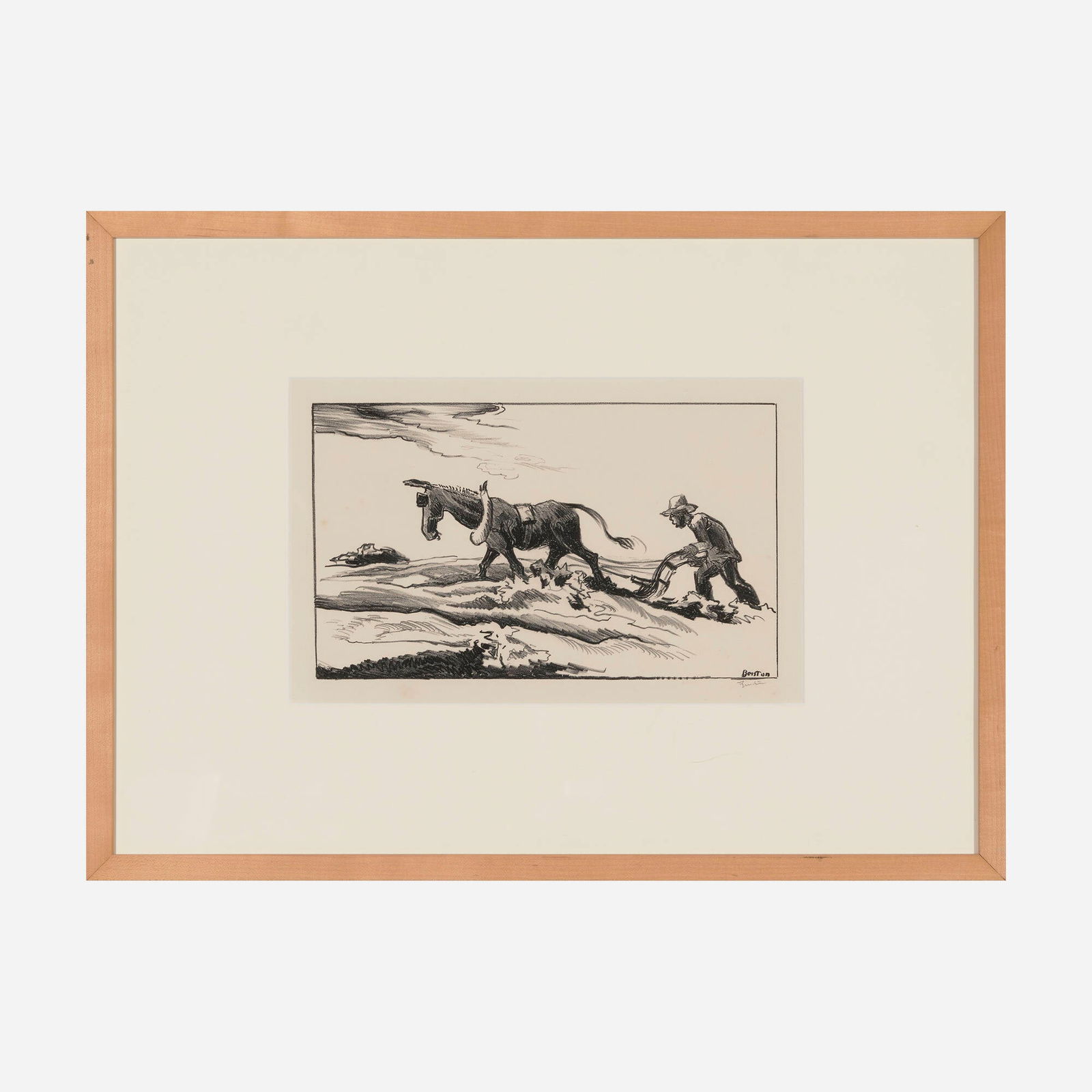 Thomas Hart Benton, Plowing it Under - 2