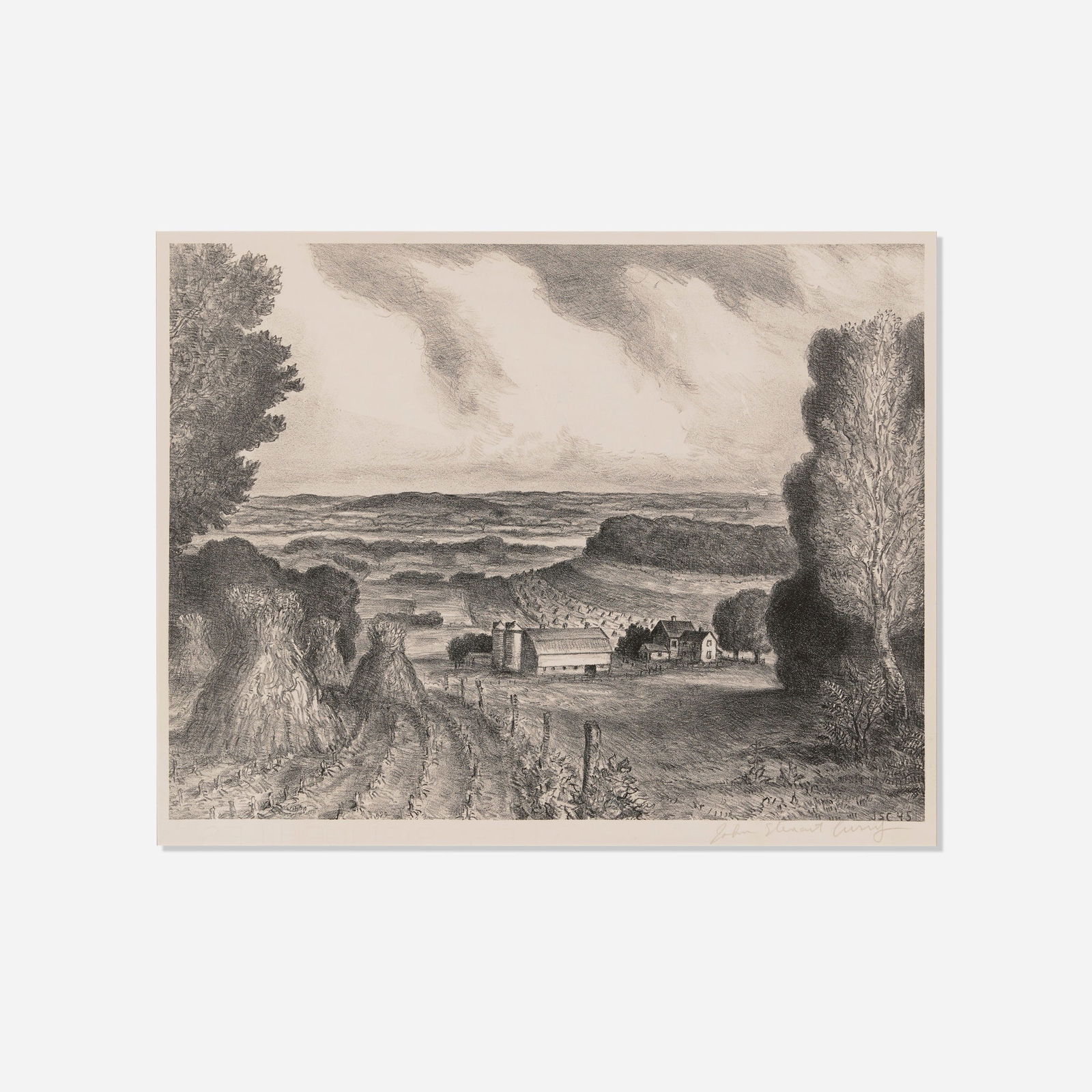 John Steuart Curry, Valley of the Wisconsin (1 of 4)